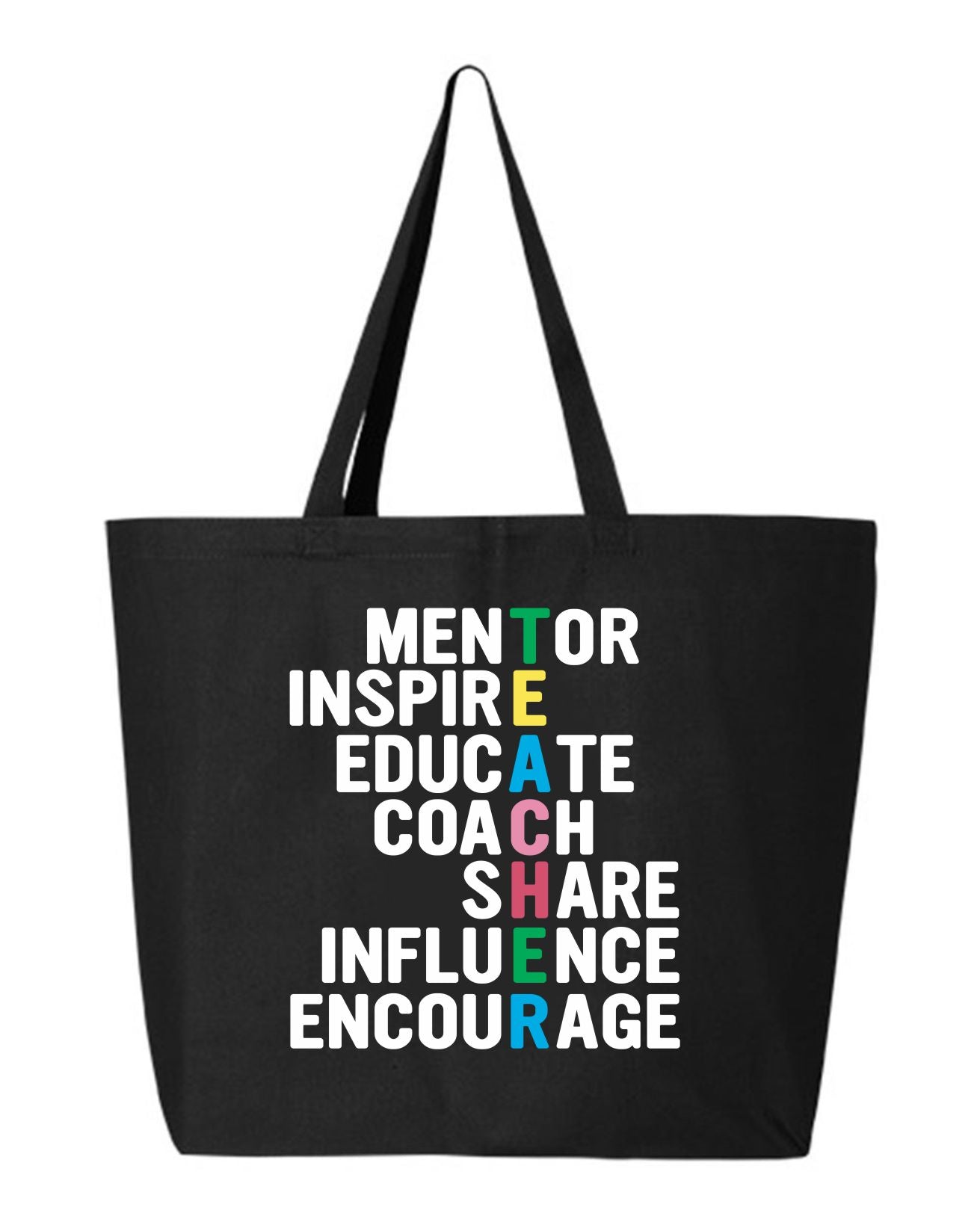 Teacher Spelled Out - Educational Tote Bag
