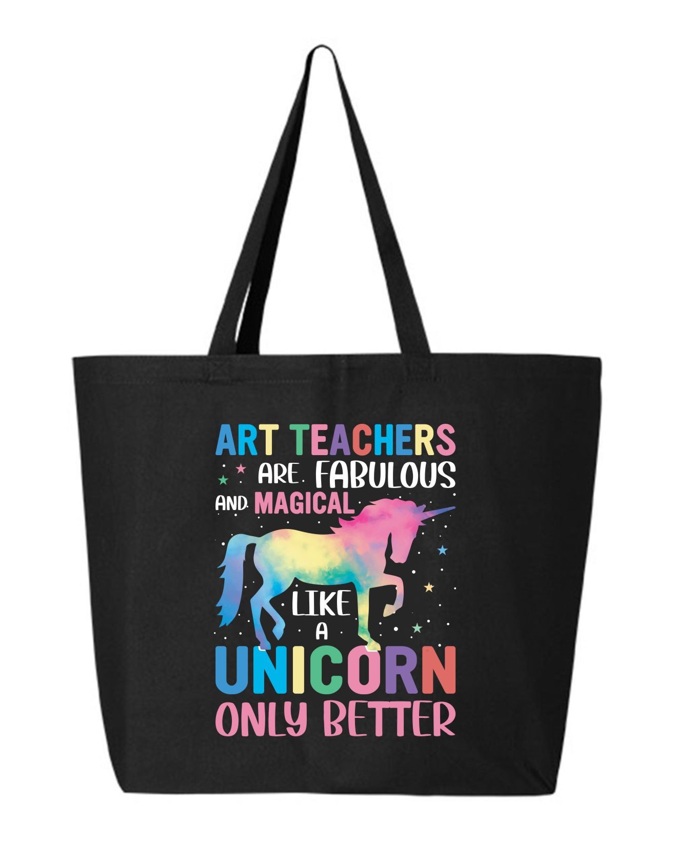 Art Teachers Color the World - Inspirational Tote Bag