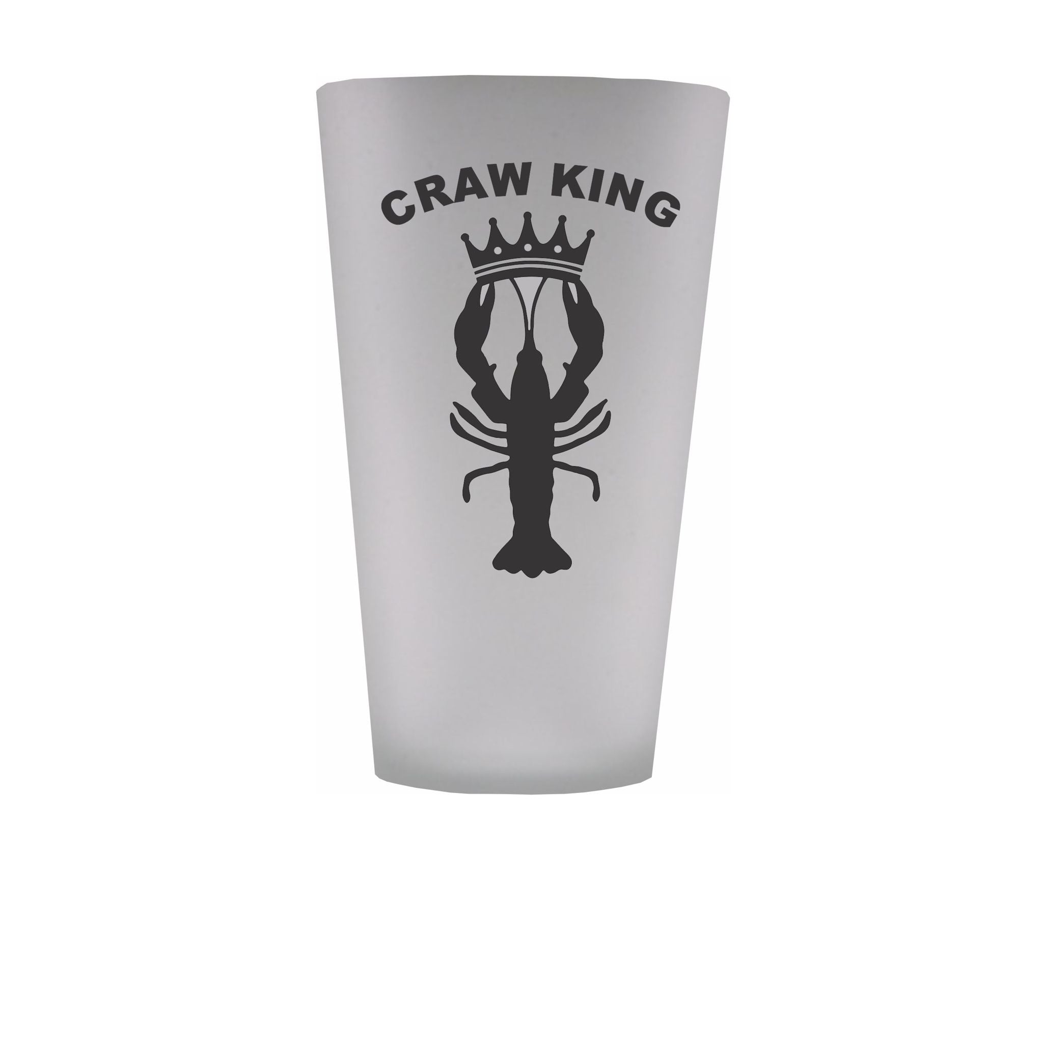 Craw King Pint Glass - Essential for Beer Enthusiasts