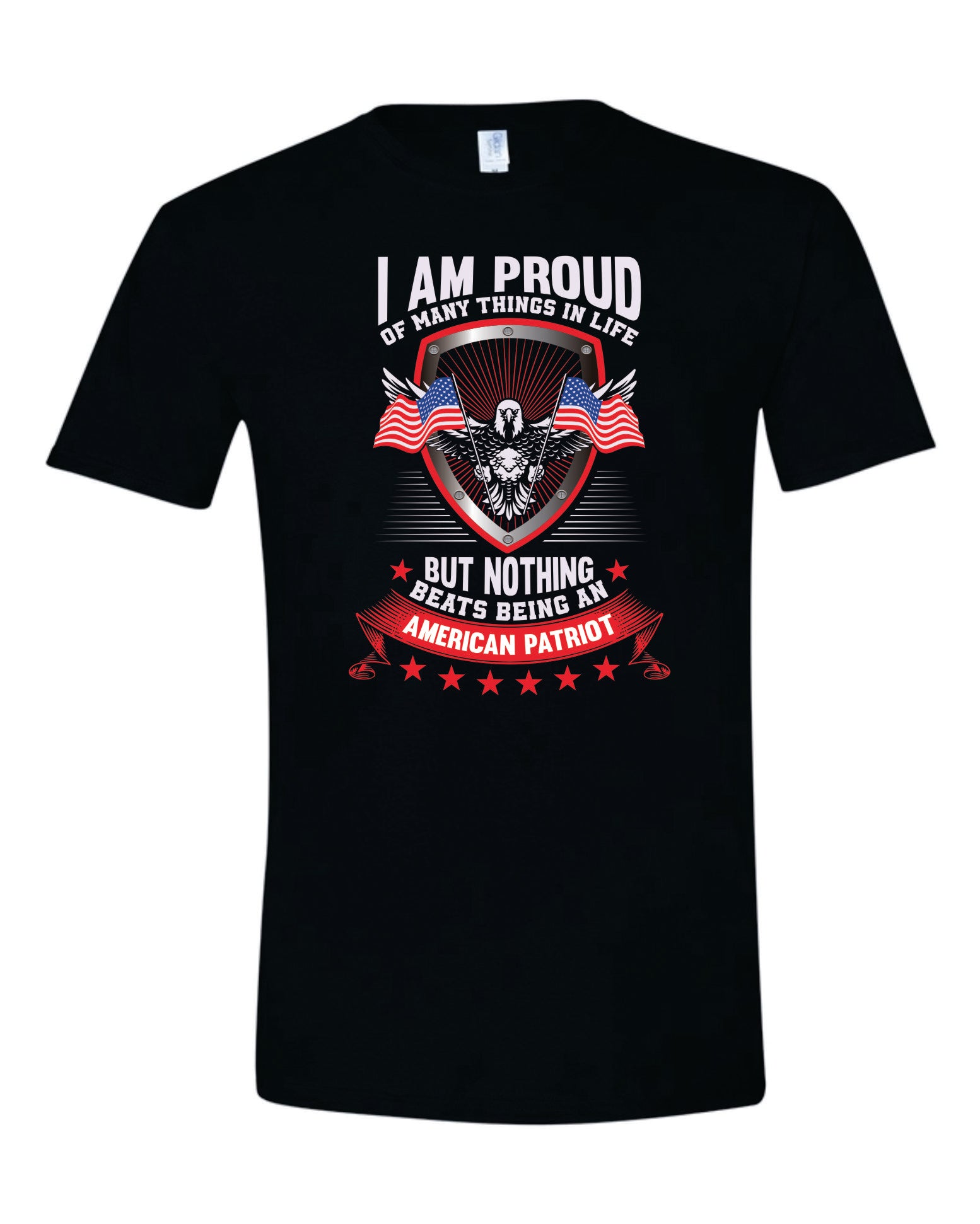 Proud American Patriot - Patriotic Pride T-Shirt