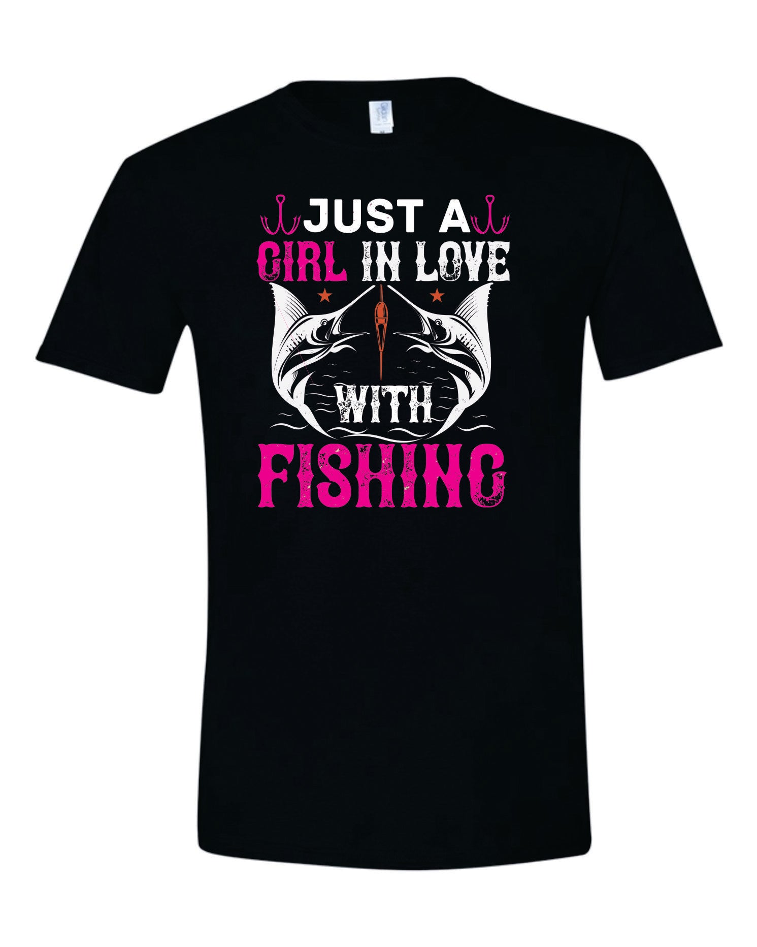 Just a Girl In Love With Fishing - Women’s Fishing T-Shirt