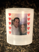 Personalized Frosted Rocks Glass, Design your own Glass