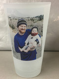Personalized Frosted Pint Glass, Design your own Pint Glass