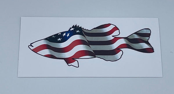 Bass Fish Decal - Available in Various Designs