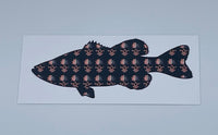 Bass Fish Decal    Different designs available