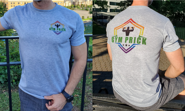 Gym Prick Badge PRIDE T-shirt - 2 Sided