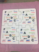 Design you own Cork Coaster Puzzle, Custom Coasters