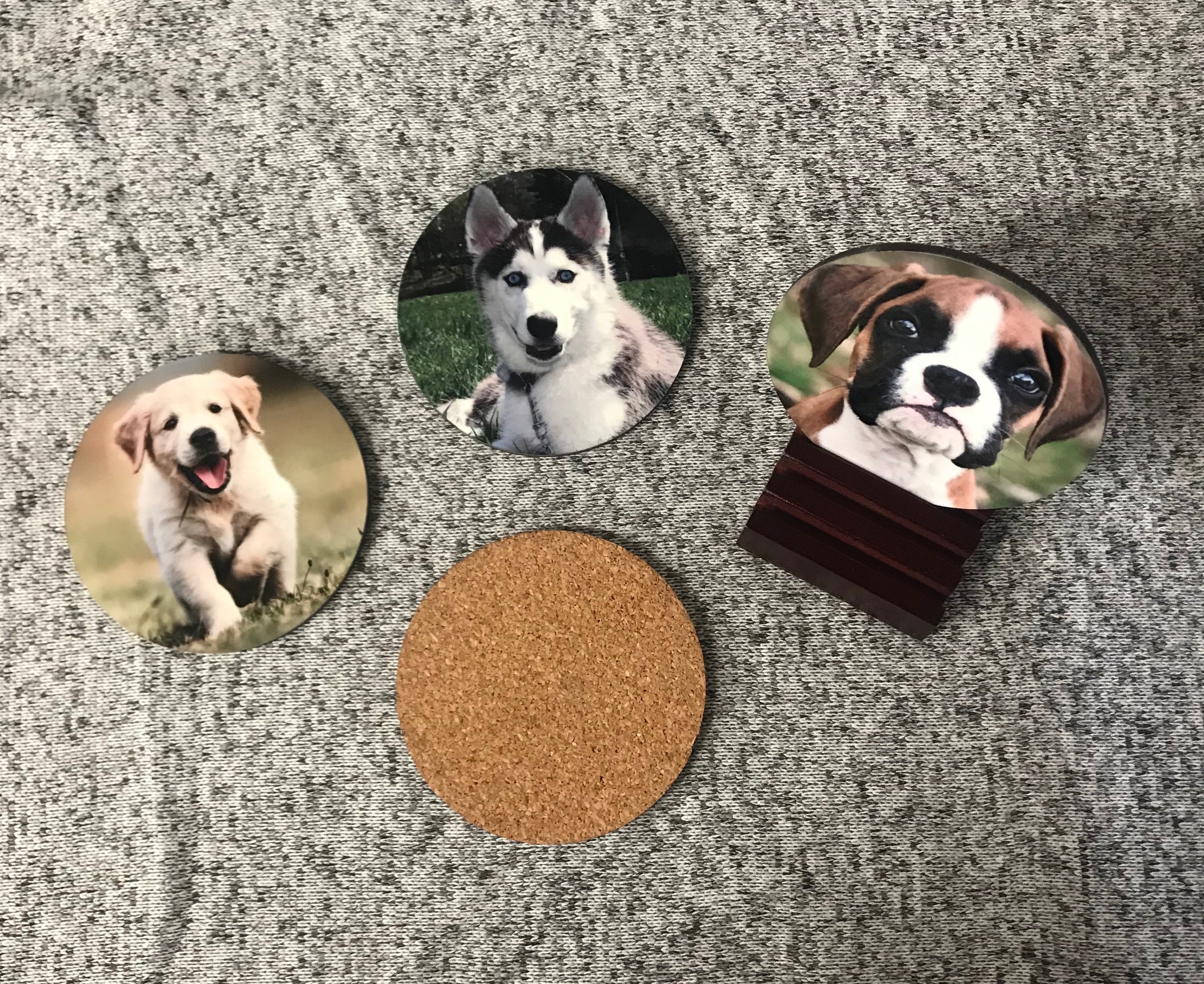 Design your own Round Cork Coasters (Set of 4)
