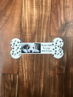 Design your own Personalize Photo Dog Bone Magnet