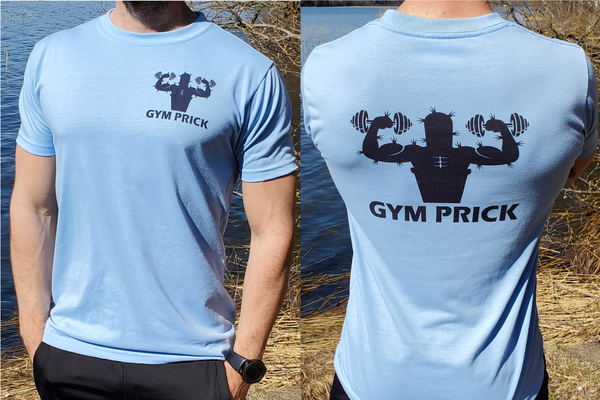 Gym Prick Monochrome T-shirt - 2 Sided