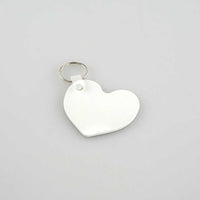 Personalized Custom Photo Heart Shaped Keychain Double Sided